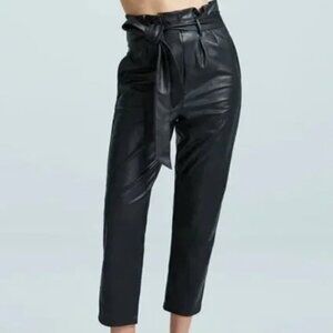 Commando's Faux Leather Paperbag Pant